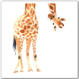 Affiche dessin coucou de girafe Affiche seule