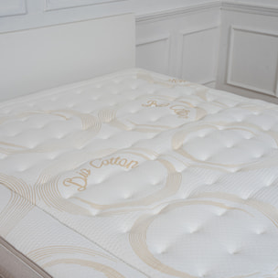 Materasso Luxury Ginflex Matrimoniale 160x190 Memory Foam 4 Strati Sfoderabile Altezza 28cm Tessuto Biocotton Piazzato Con Fascia Capitonè a Doppia Traspirazione (Antiacaro - Anallergico - Antibatterico - Ergonomico)