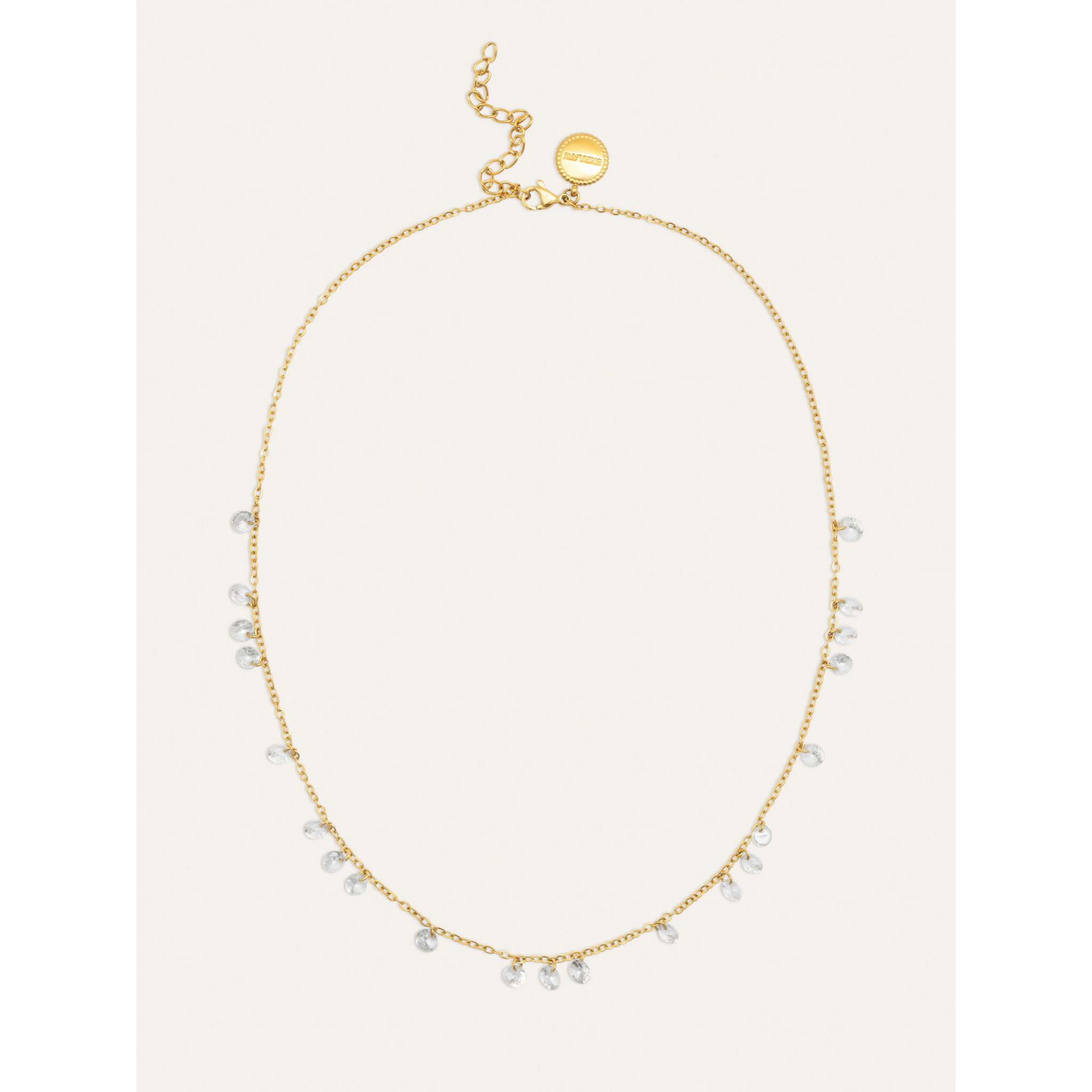 Collar Starlight Acero Baño Oro