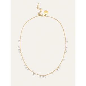 Collar Starlight Acero Baño Oro