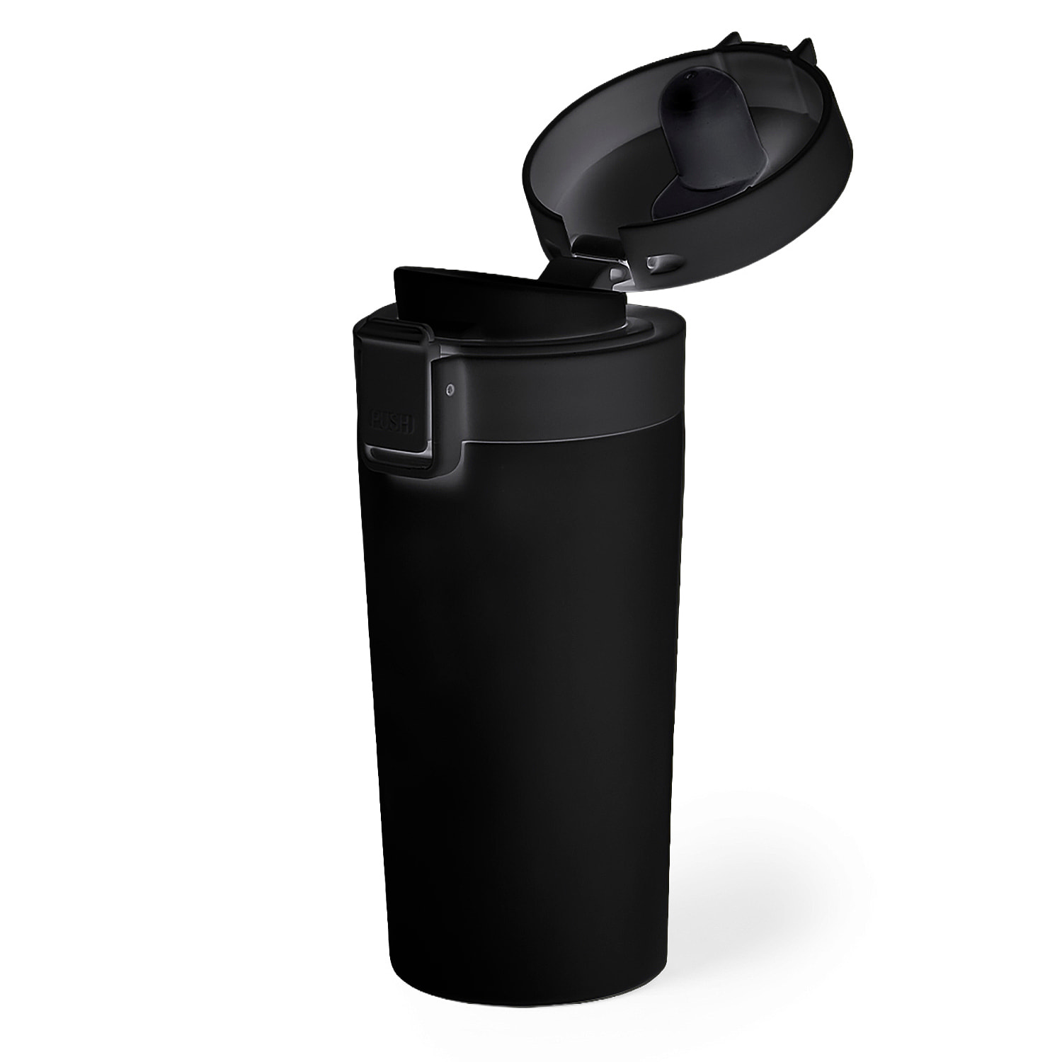 Vaso térmico de acero inox, con doble pared y 380 ml de capacidad. Incluye tapa con cierre a rosca para un óptimo sellado y dosificador.