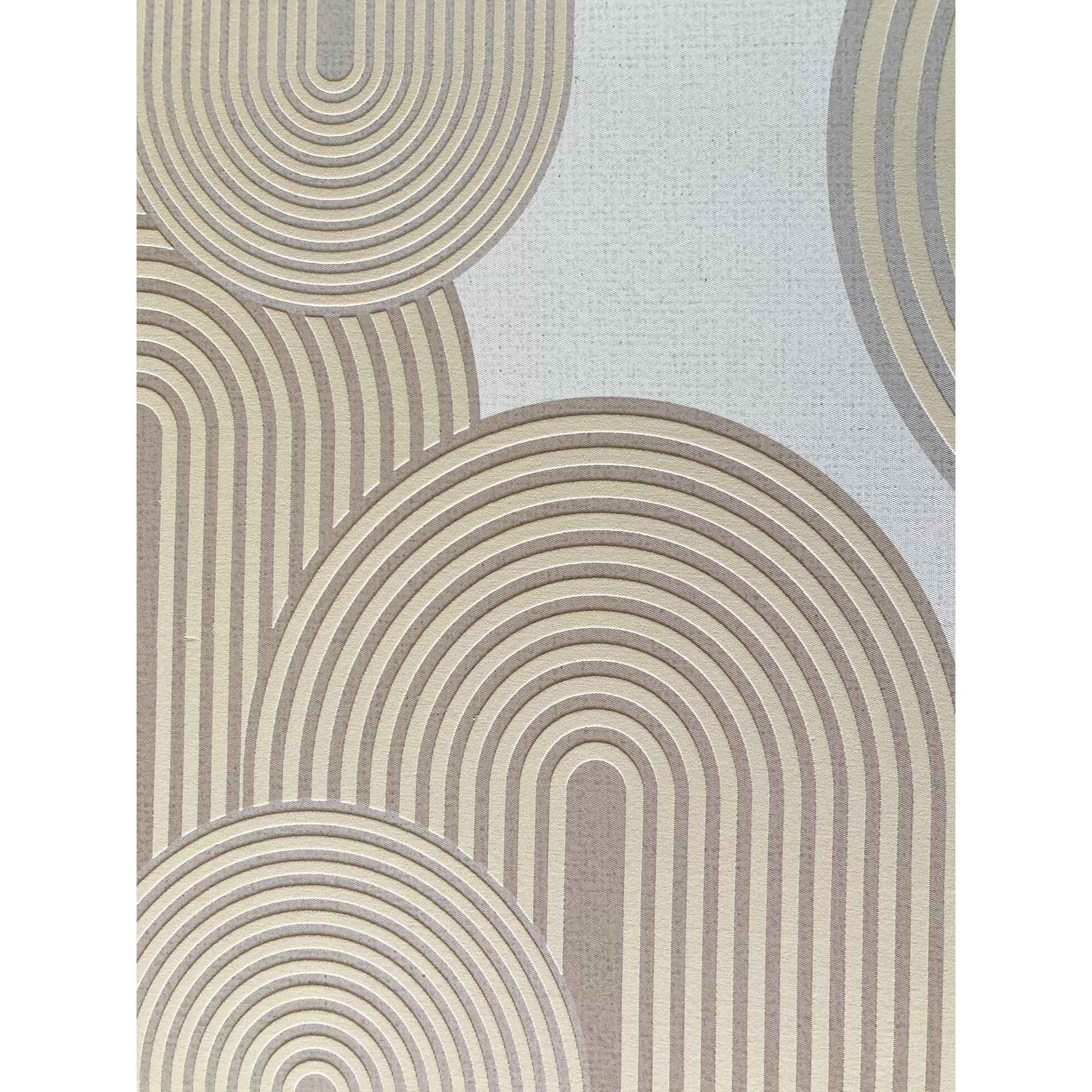 Cuadro Saphe poliéster crema 93x63x4 cm