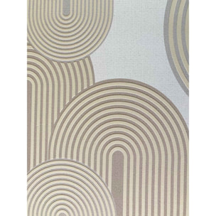 Cuadro Saphe poliéster crema 93x63x4 cm