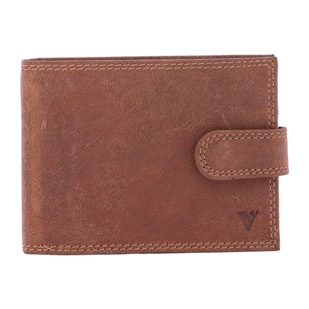 Portafoglio uomo in vera pelle - Modello False - Casual - 9.5 x 12.0 x 2.5 cm