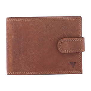 Portafoglio uomo in vera pelle - Modello False - Casual - 9.5 x 12.0 x 2.5 cm