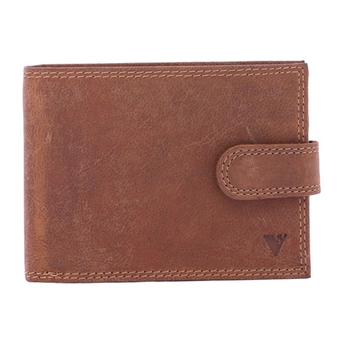 Portafoglio uomo in vera pelle - Modello False - Casual - 9.5 x 12.0 x 2.5 cm