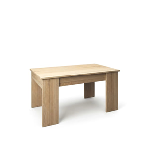 Mesa de centro elevable en roble canadian Norak Roble Canadian