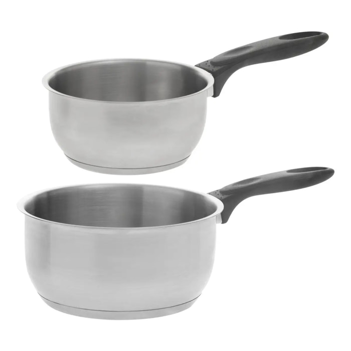 Casseroles en Inox x2