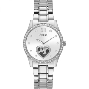 Reloj Guess GW0380L1 Mujer Analogico Cuarzo con Correa de Acero inoxidable