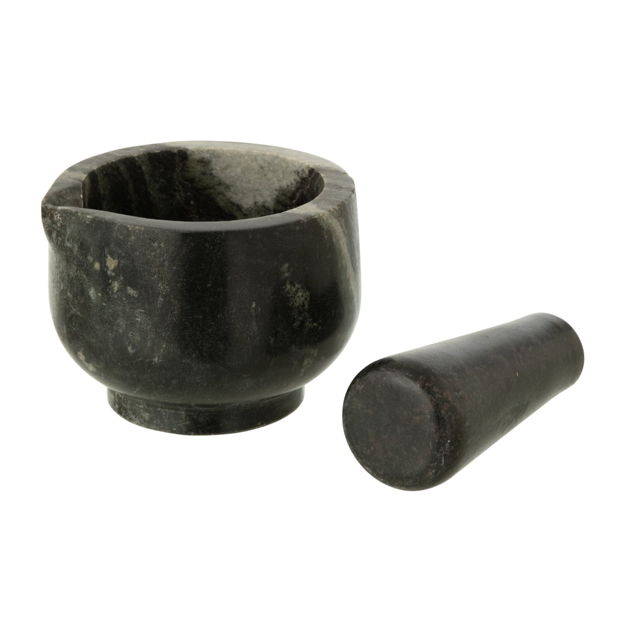 J-Line mortier + pilon Marbre - pierre - noir/gris