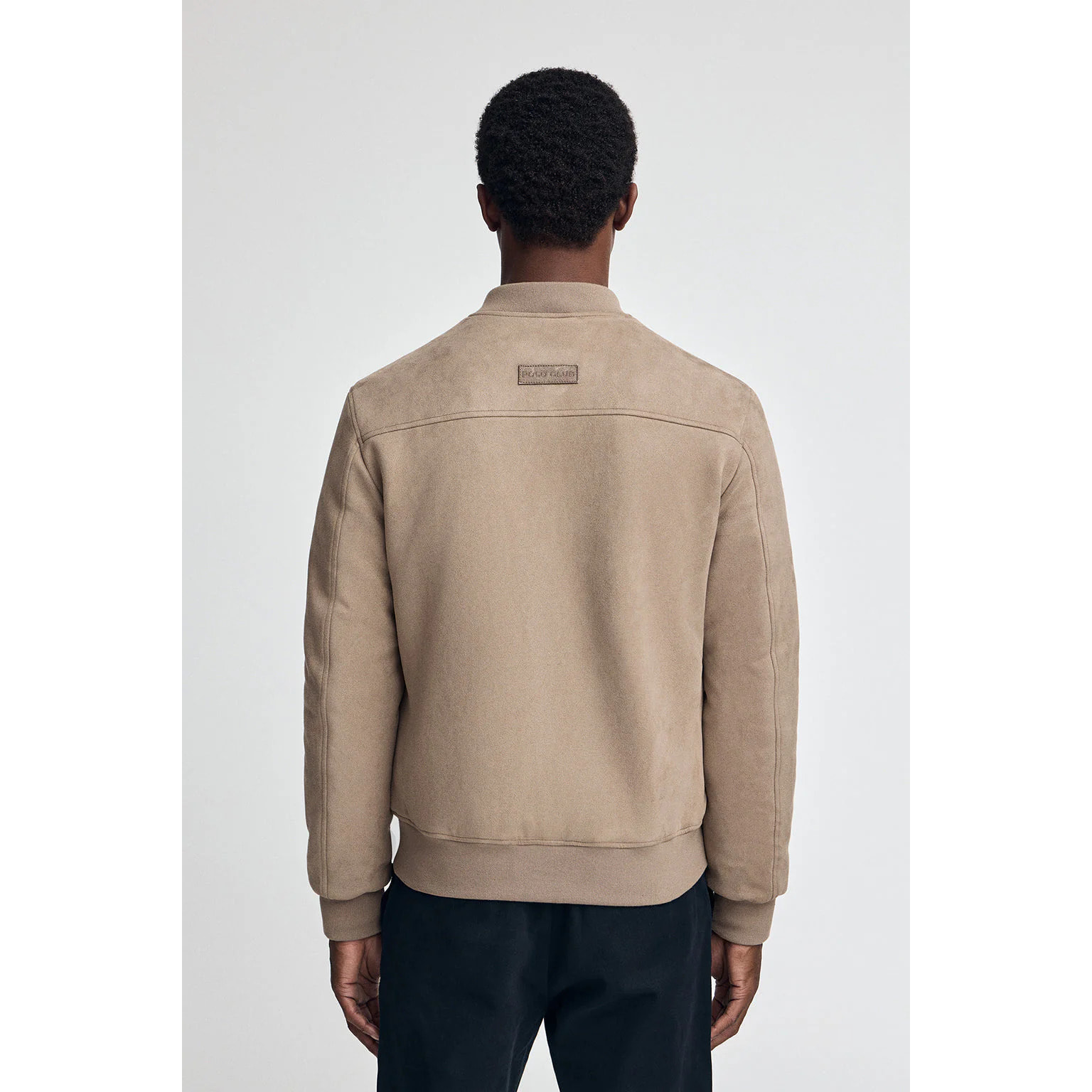 Chaqueta Carnegie camel con logo Polo Club