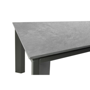 Table extensible en céramique gris clair 140/200 cm - SOHO