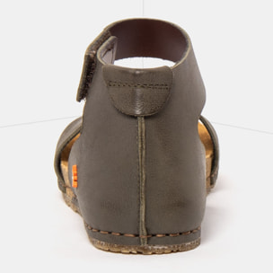 Sandalias 0382 ROMA KAKI/ CRETA color Kaki