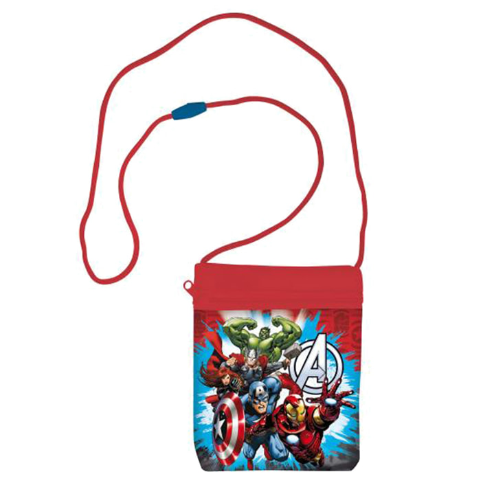 Bolso bandolera 16x13x0,8 cms. avengers