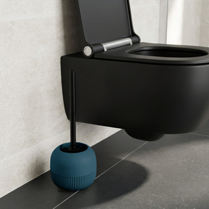 Brosse wc avec support GINO Petrol MSV