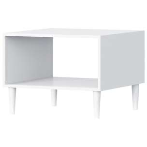 Gaby - table basse - blanc - 1 niche - 60 cm - Blanc