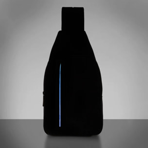 Piquadro Zaino monospalla con luce a LED