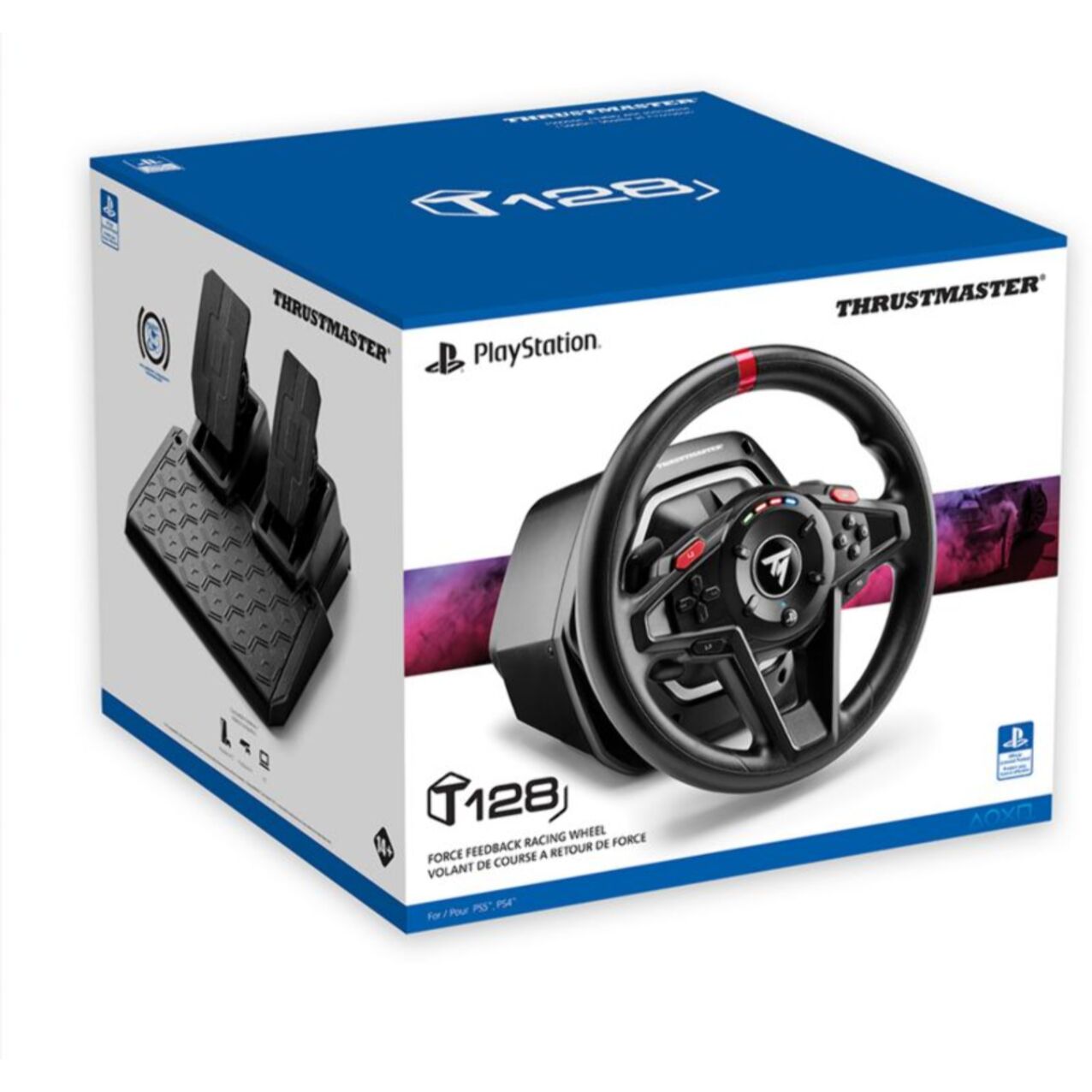 Volant + Pédalier THRUSTMASTER T128 PS5/PS4/PC