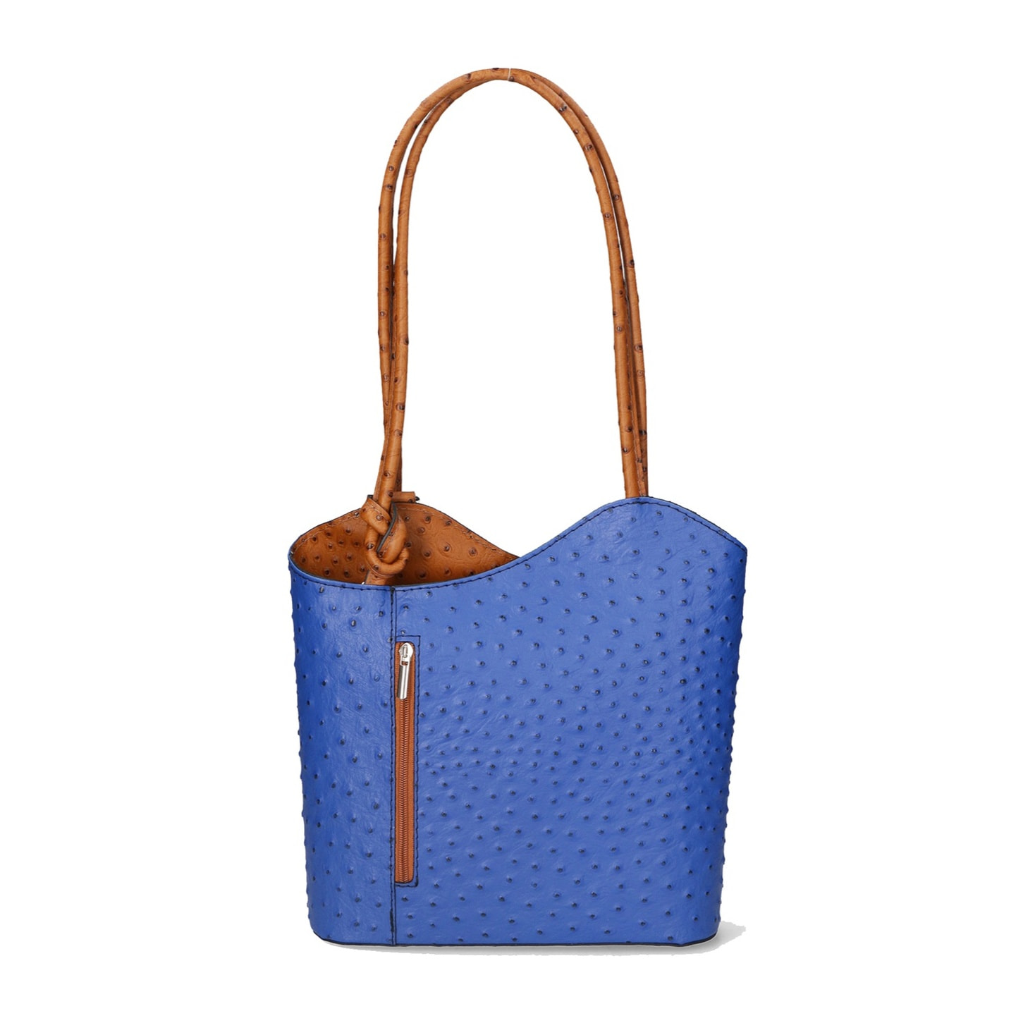 Zaino da donna in vera pelle - Modello Charlotte - 28.0 x 25.0 x 9.0 cm