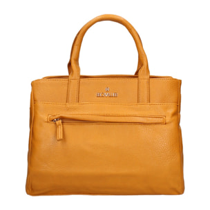 Borsa a mano da donna - Modello False - Ecopelle - 30.0 x 22.0 x 10.0 cm