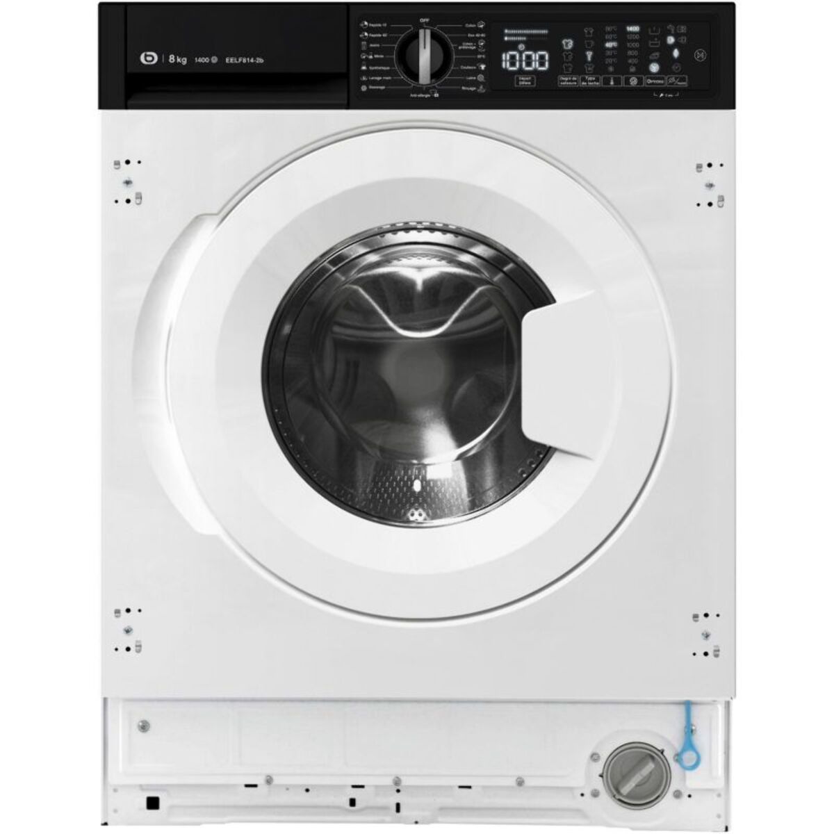 Lave linge hublot encastrable ESSENTIELB EELF814-2b