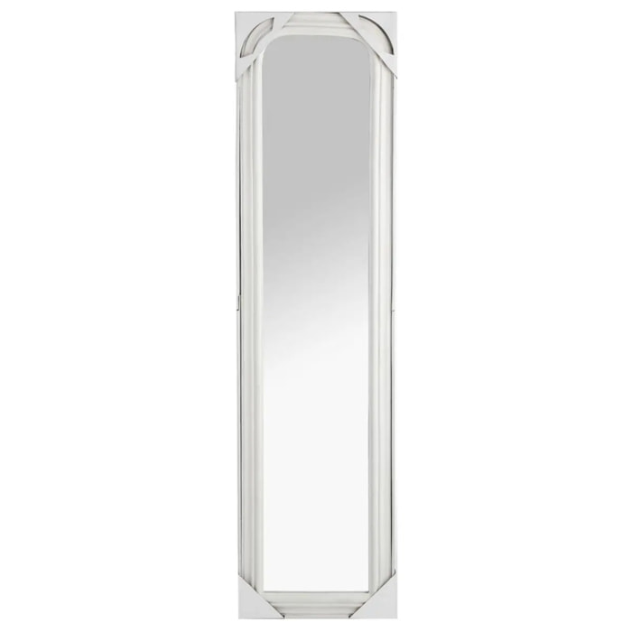 Miroir sur pied "Adele" blanc H160 cm