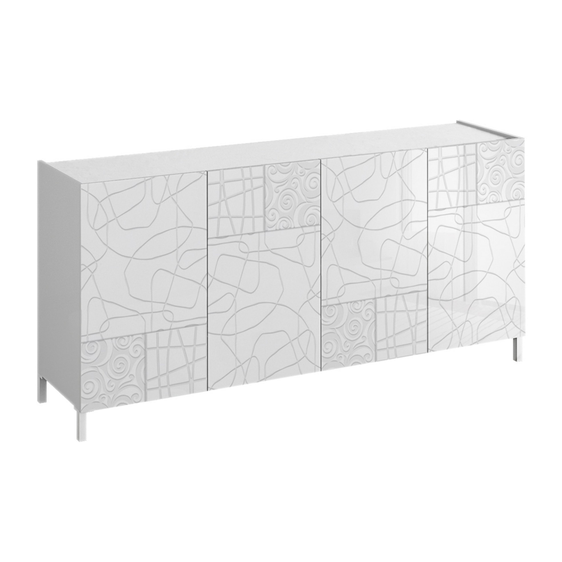 Tomasucci EDDY GRAPHIC grand buffet Blanc