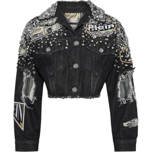 PHILIPP PLEIN Denim Jacket RACING