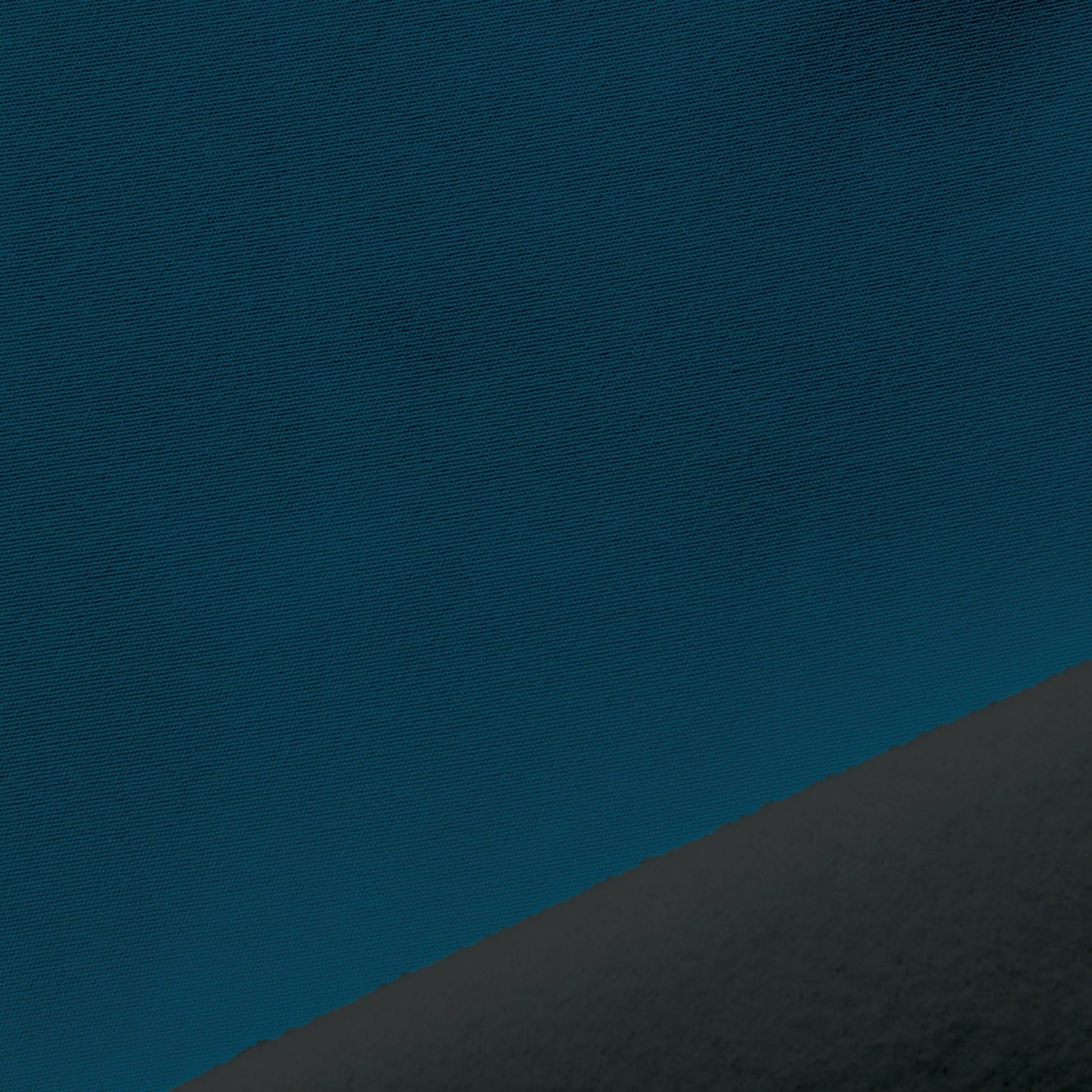 Petit rideau occultant 100% doublé polaire - Bleu Paon