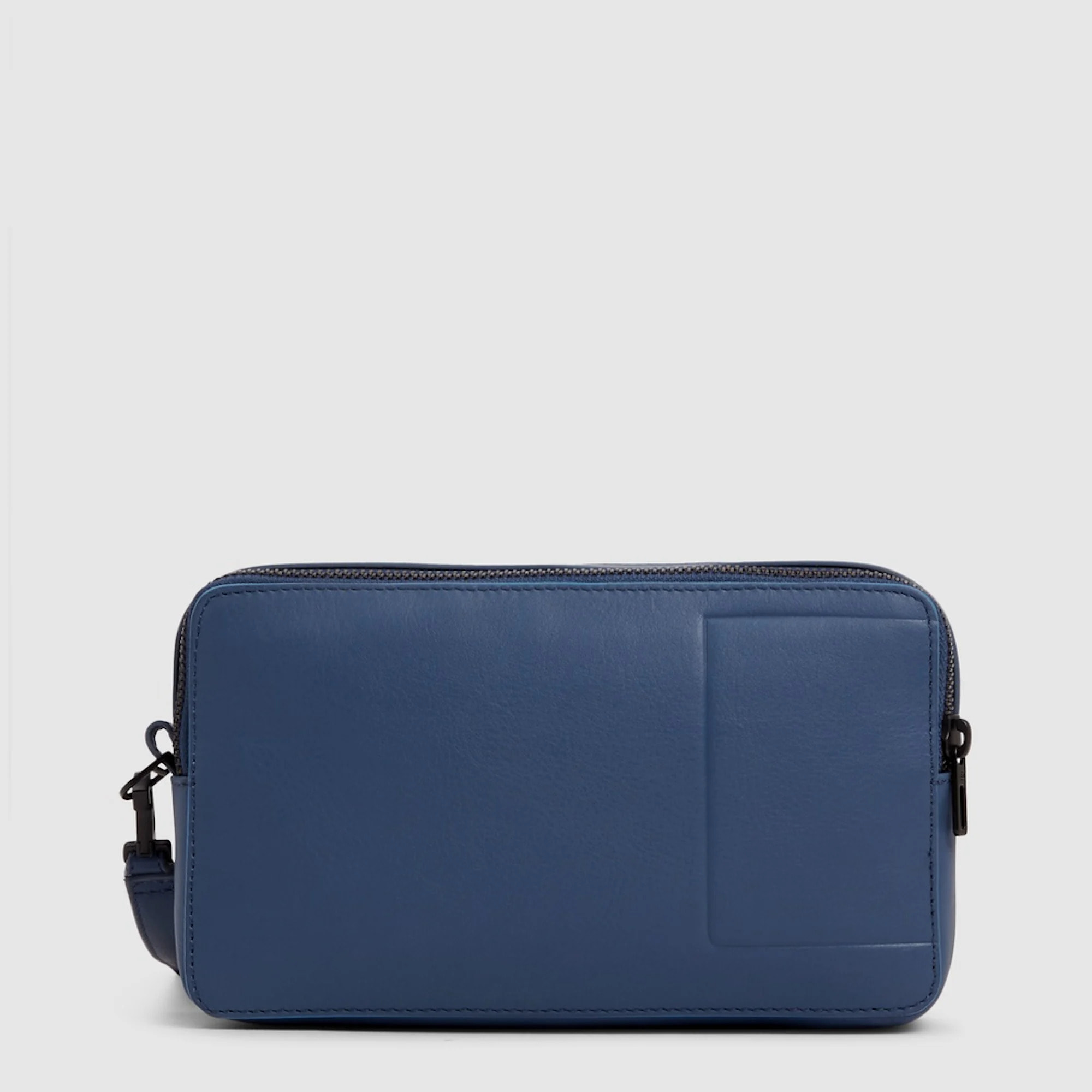 Piquadro Pochette in pelle a due scomparti con polsiera rimovibile