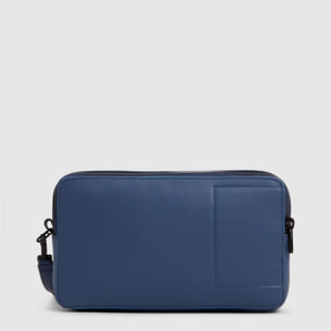 Piquadro Pochette in pelle a due scomparti con polsiera rimovibile