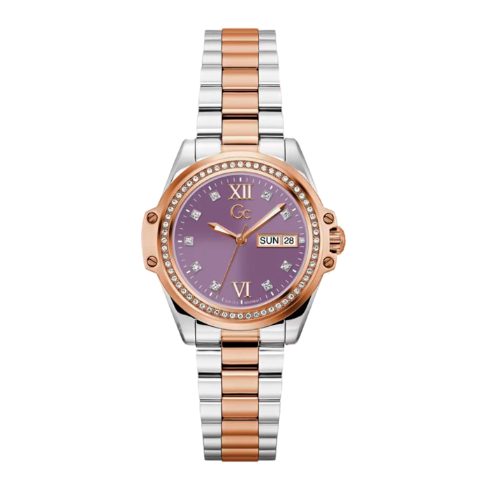 Reloj Gc Z53005L3 Mujer Analogico Cuarzo con Correa de Acero inoxidable