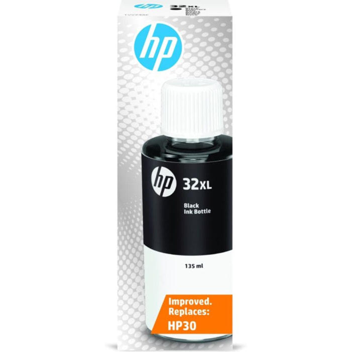 Cartouche d'encre HP Bouteille d'Encre Originale 32XL Haute Capacité Noire - 1VU29AE