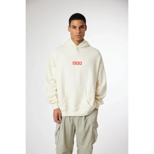 SUDADERA CON CAPUCHA NATIVE CREMA