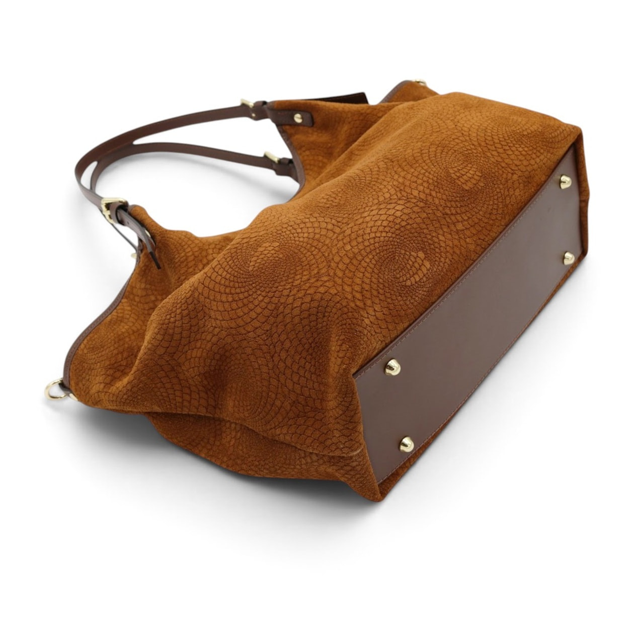 Borsa a Spalla Cheval Firenze Savanah Suede Cuoio