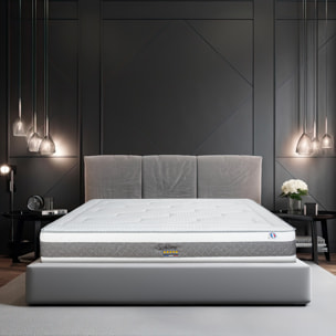 Ensemble Sublime 2 places | Matelas Memoire de forme avec sommier en bois