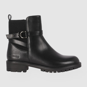 Botines - Negro - Tacón: Bajo