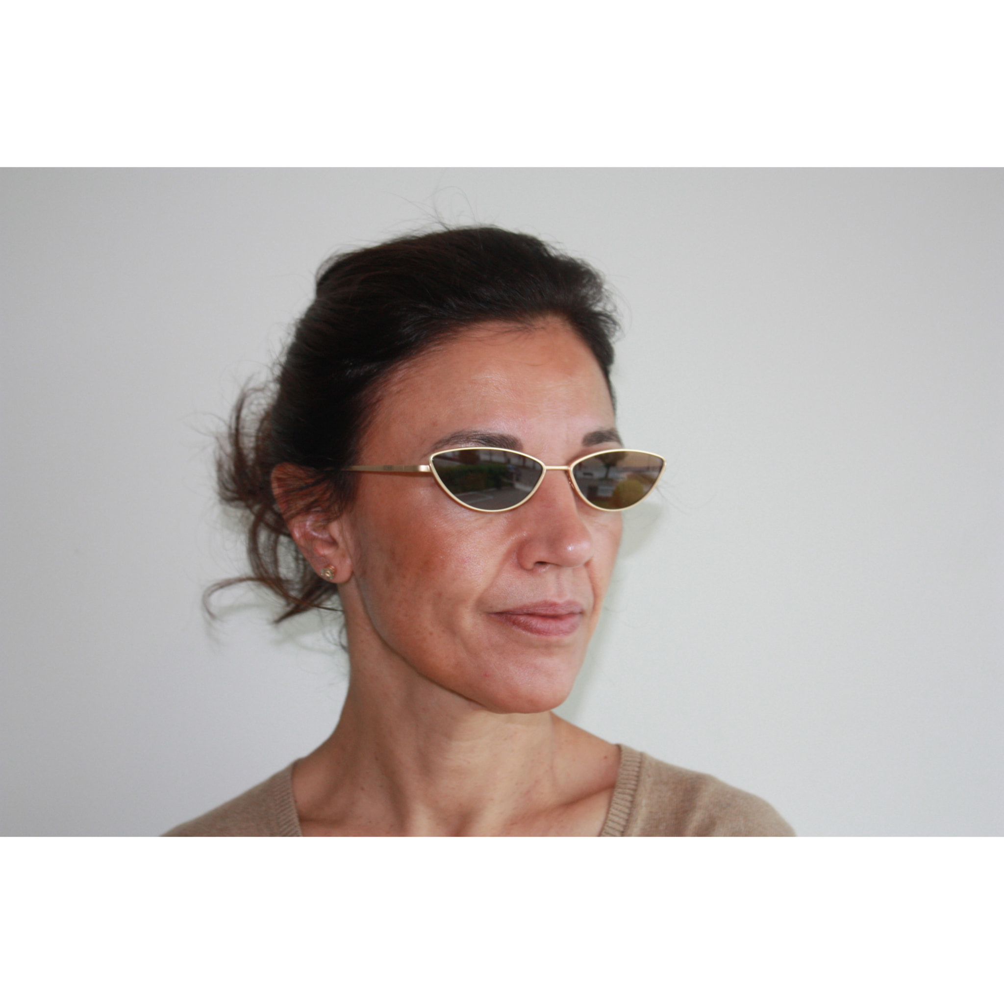 Gafas de sol OCEAN LIVERPOOL - Dorado mate / Marrón transparente