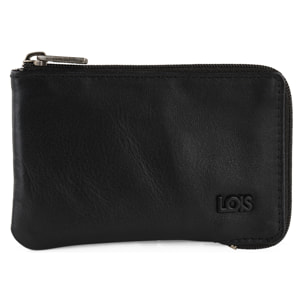 Monedero Piel Hombre Lois Lubbock Negro