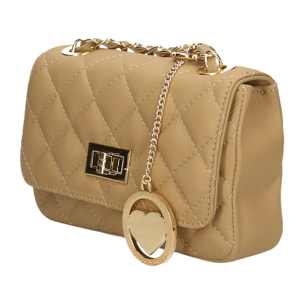 Chicca Borse Borsetta Clutch Beige