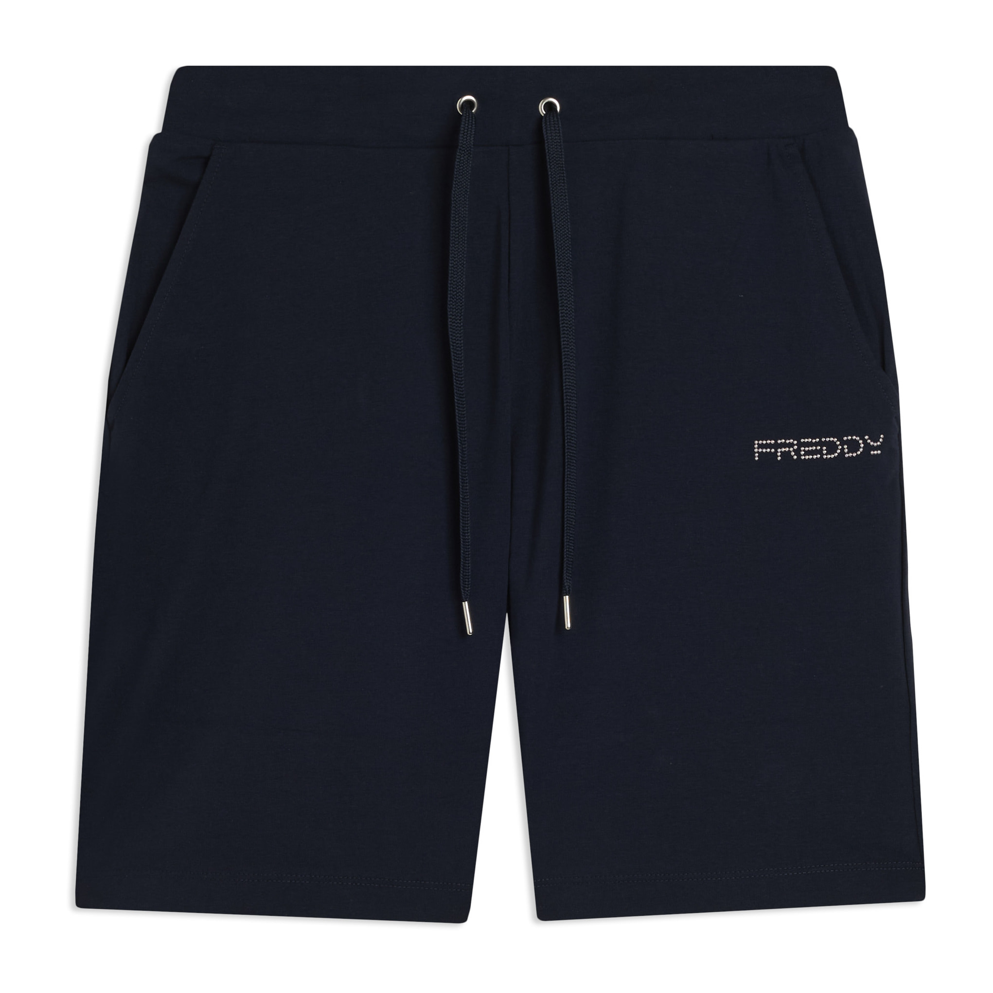 Pantaloni Corti in Jersey con Coulisse e Logo FREDDY