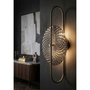 LAMPADA DA MURO SILVERY CM 28X15X54
