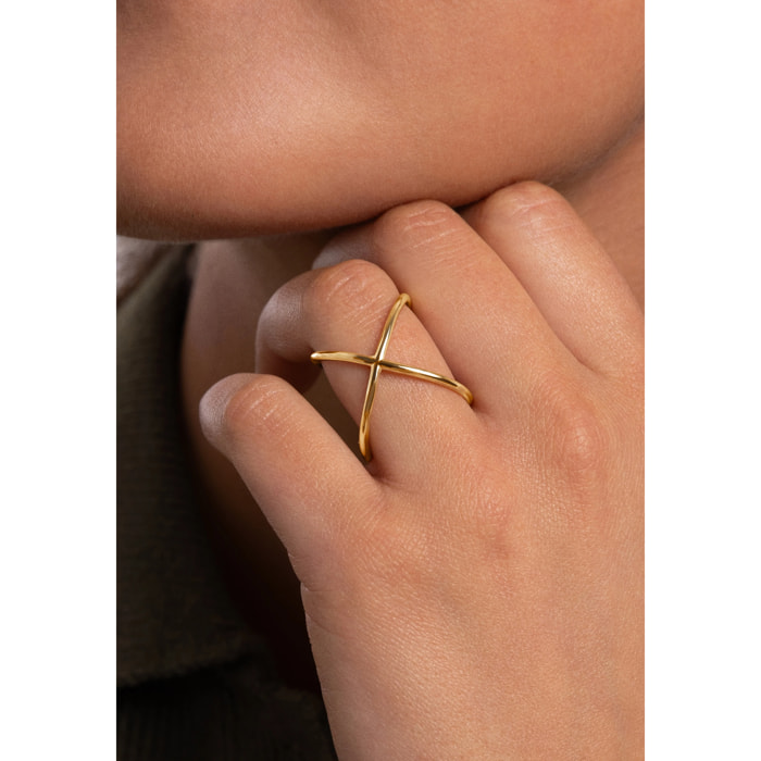 Anelli 4Ever Argento Placcato Oro