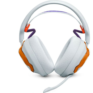 Casque gamer JBL Quantum 650 Blanc Orange