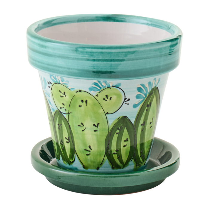 J-Line Cache-pot - céramique - multicolore - small