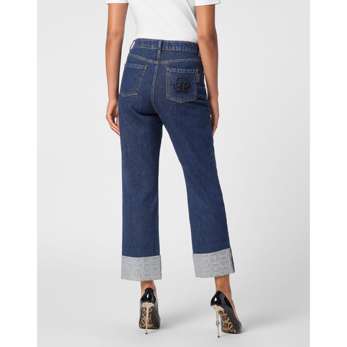 PHILIPP PLEIN Pantalones vaqueros Loose Fit MONOGRAM