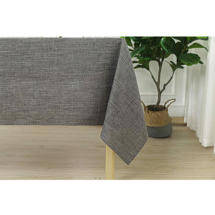 Nappe antitache unie Anthracite rectangulaire 145 x 240 cm