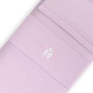 Triptico Cuna Coralina  Don Algodon Baby Lazo Rosa