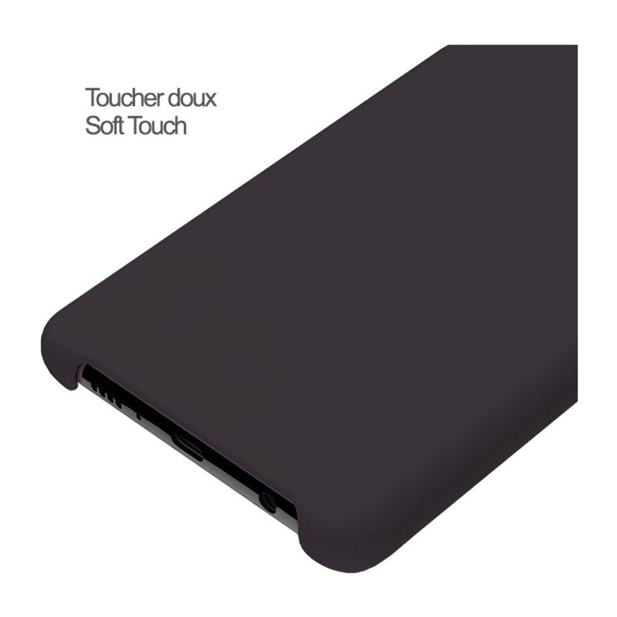 Pack IBROZ Xiaomi Mi 9 Coque Silicone noir