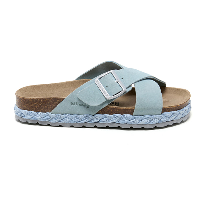 SANDALO CON ZEPPA BILLOWY BLU